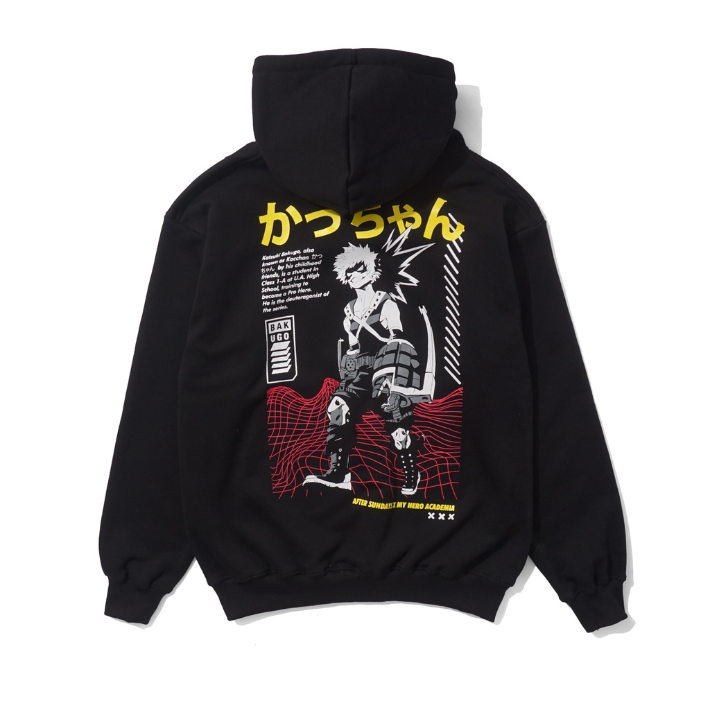 HOODIE | BAKUGO | BLACK | AFTERSUNDAYS