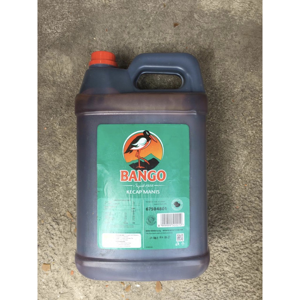 Kecap Manis Bango Jerigen 6,2kg / Kecap Bango Dirigen 6.2 kg / Kecap Manis Bango Galon