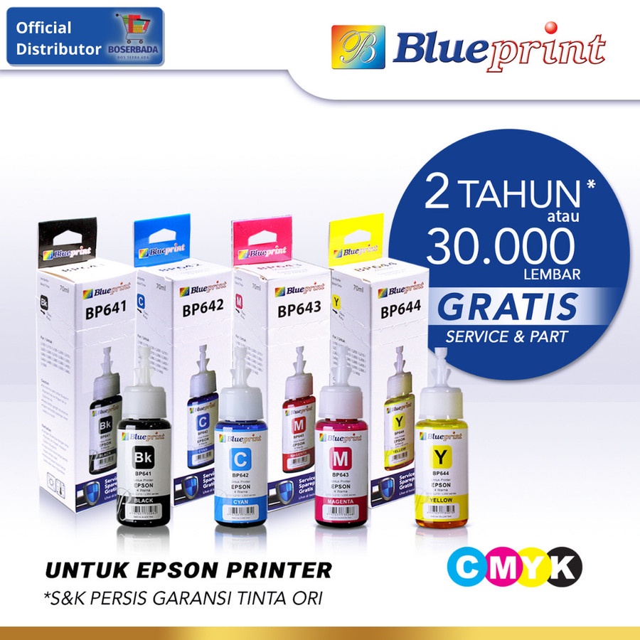 BLUEPRINT - Tinta Epson T664 Refill 70ml CMYK