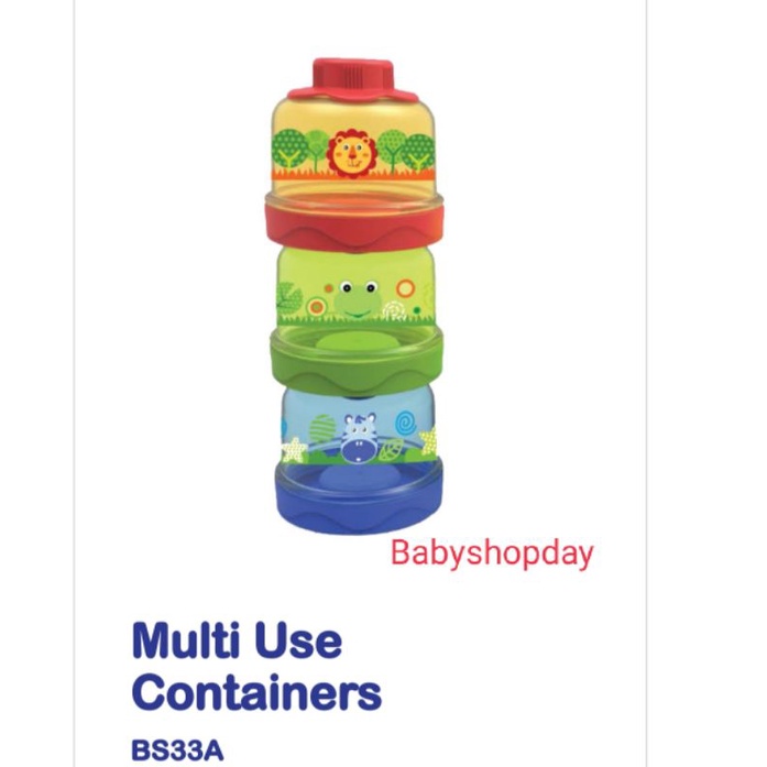 Multi use Container Baby Safe BS33A, container milk powder, wadah susu bayi babysafe