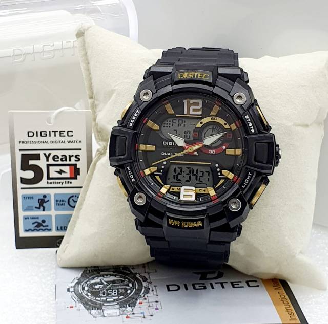 Jam Tangan Pria Digitec Original DG3074 Tahan Air