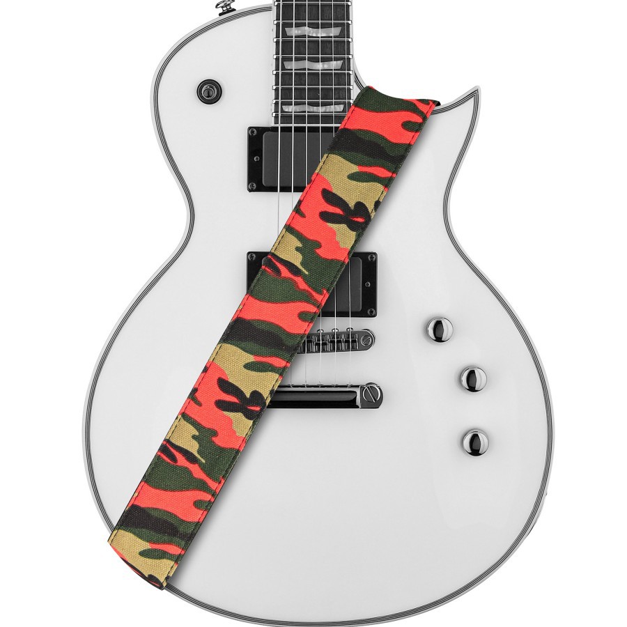 Amumu DN05P-OR Strap Gitar motif Orange Camouflage