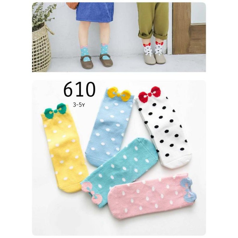 Kaos Kaki Anak Lucu 2-5 Tahun Cewek Cowok Import