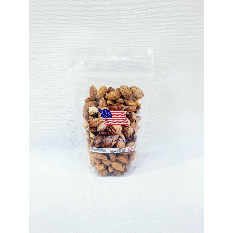 

KACANG ALMOND 250gr USA-CALIFORNIA - CREAMY POUCH