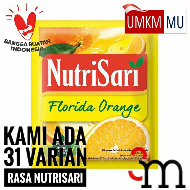 

bf011bb Nutrisari - Florida Orange (1 Renceng = 10 Sachet) Ds201Fs