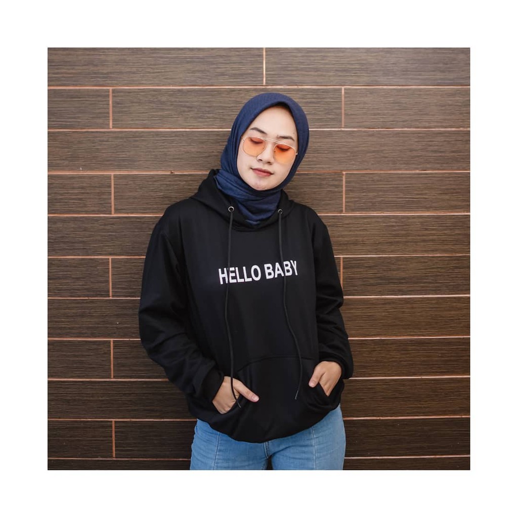 HELLO BABY HOODIE || HOODIE WANITA || HOODIE KEREN #HB