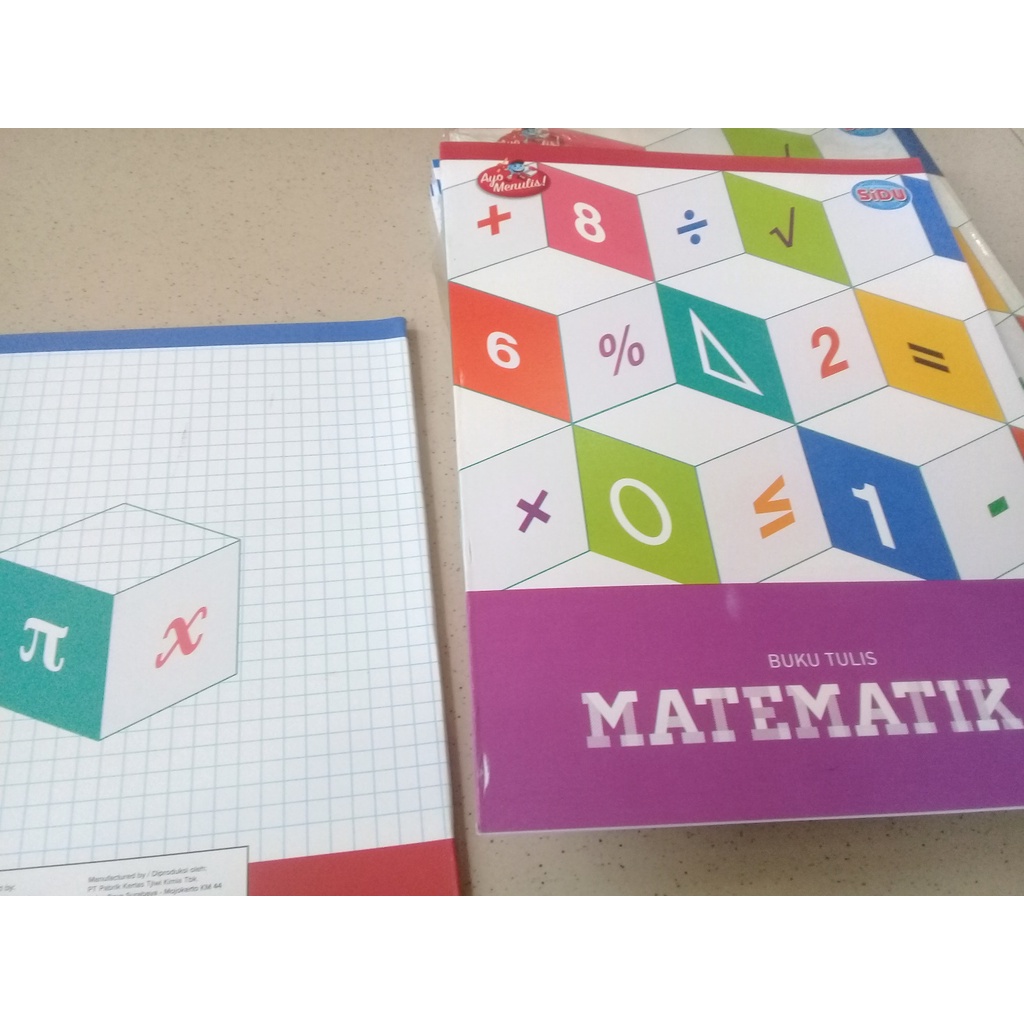 

Buku Tulis Kotak-Kotak Matematika 38 Lembar - Sidu