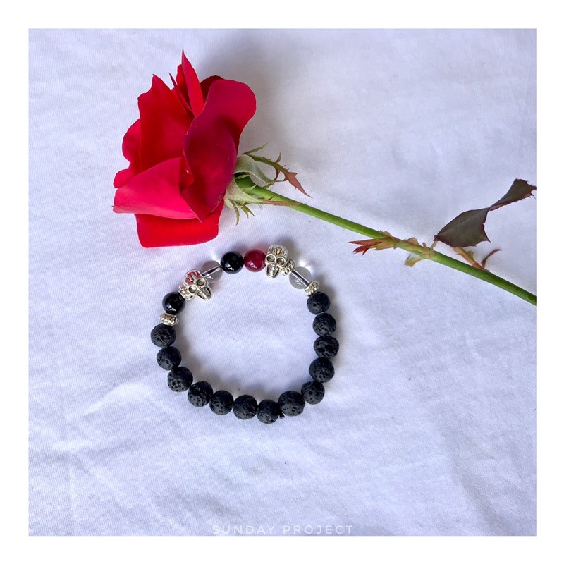 gelang lava stone batu lava