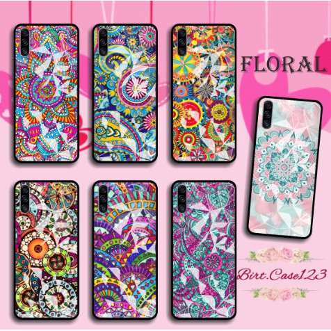 softcase diamond gambar FLORAL Oppo A3s A1k A5 A9 2020 A7 F9 A5s A31 A52 A92 A37 A53 A83 F1s BC411