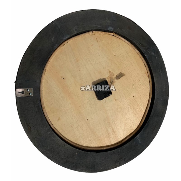 JAM DINDING KALIGRAFI DARI KAYU