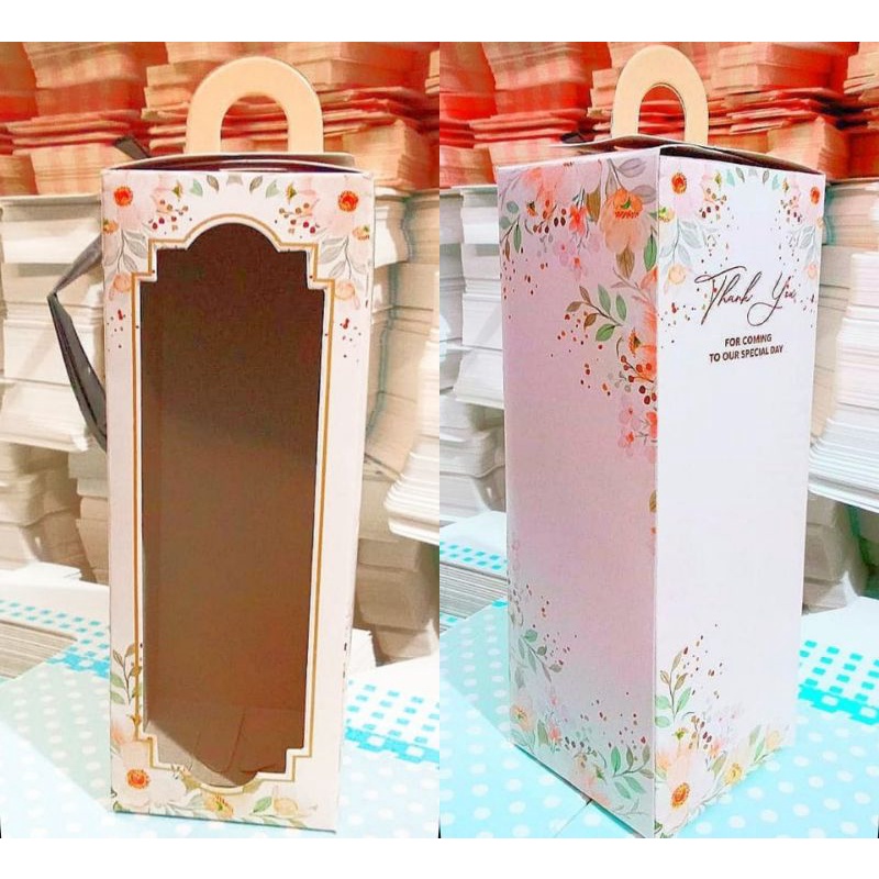 

Dus souvenir 7x7x19 Peach Flower