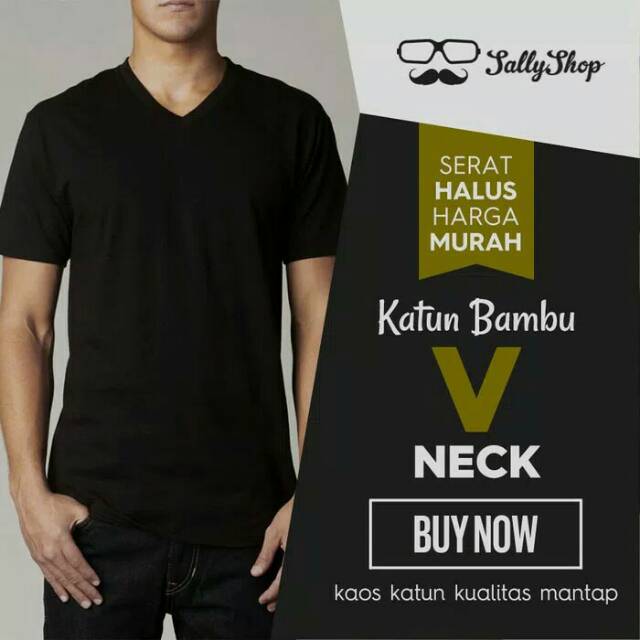 Promo Kaos POLOS katun Bambu