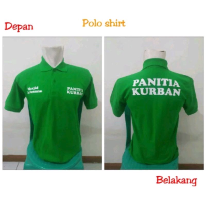 Jual Kaos Panitia Kurban Full Bordir Kaos Panitia Qurban Lacoste Pe