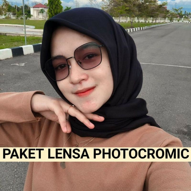 KACAMATA PHOTOCROMIC kacamata minus pria dan wanita 1318