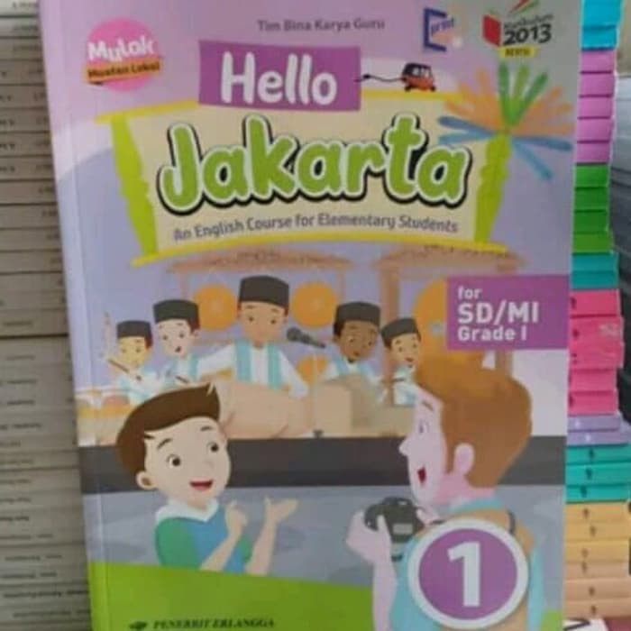 buku bilingual hello jakarta kelas 1 sd/mi penerbit erlangga