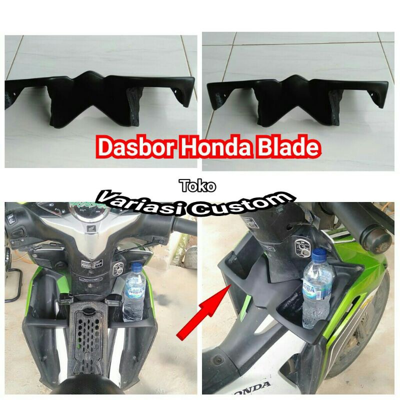 Aksesoris Honda blade old 110 Dasbor keranjang custom bagus