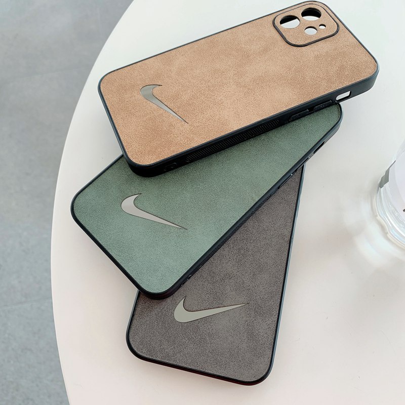 Fashion Nike Soft Case iP iPhone 7 8 + Plus X XR SE 2020 XS Max 11 12 13 Pro Max Fine Hole Casing