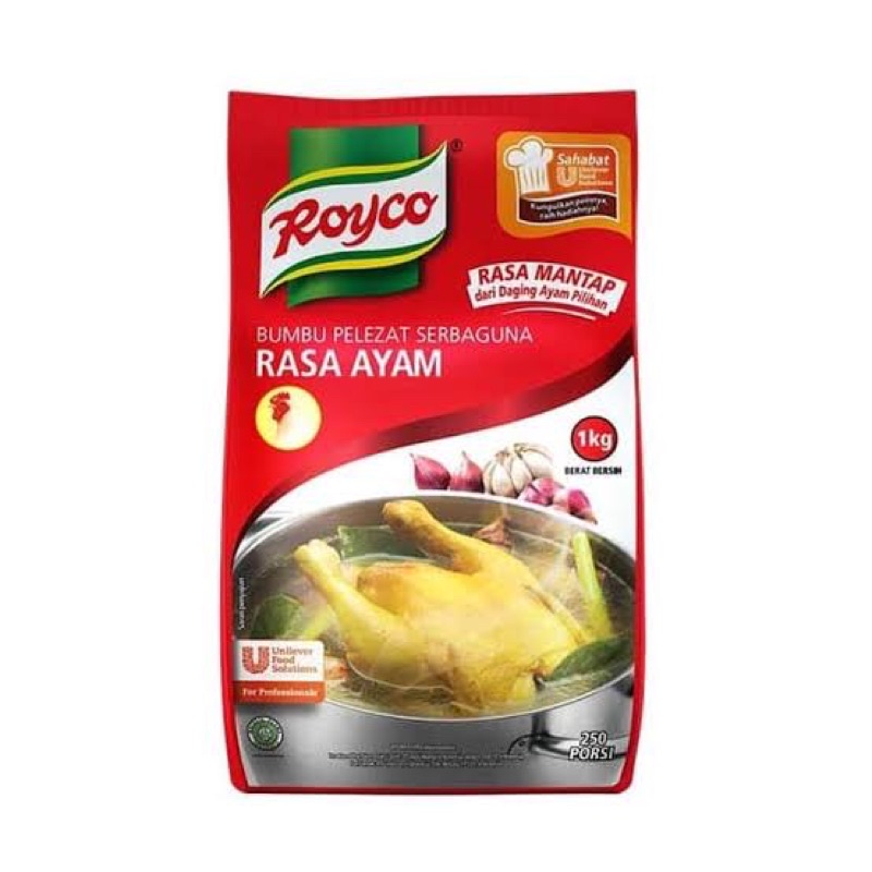 

Royco Ayam / Sapi Kemasan 1kg bumbu penyedap