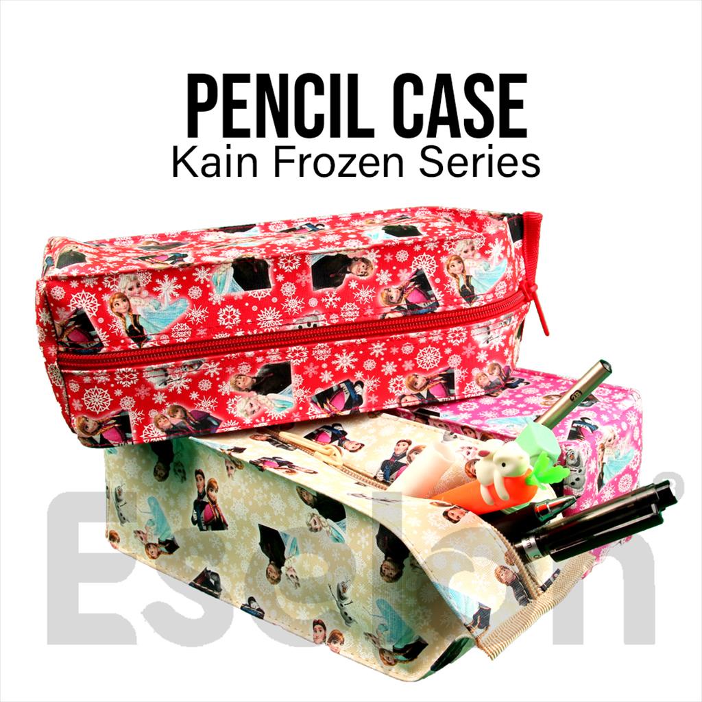 

Tempat pensil kain Frozen / kotak pensil fancy Frozen Series