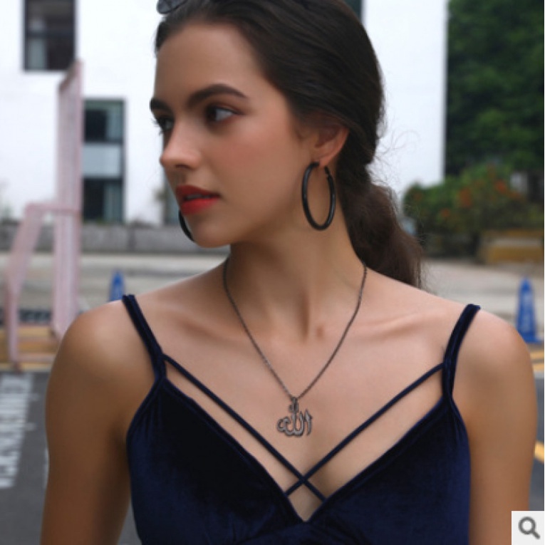 Kalung KL184 Stainless Steel Premium Fashion Wanita Kalung unik Lucu Elegant /Deluna/ BS