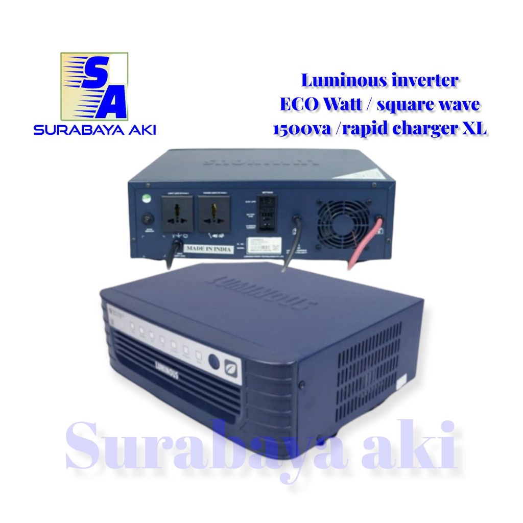 Inverter LUMINOUS Eco Watt ecowatt Rapid Charge XL 1500VA/12V ECOWATT 1500va 12V UPS
