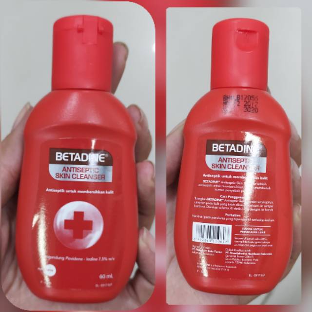 Betadine antiseptik skin cleanser (sabun cair) 60ml