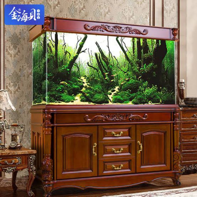 Promo Buffet Aquarium kayu jati jepara