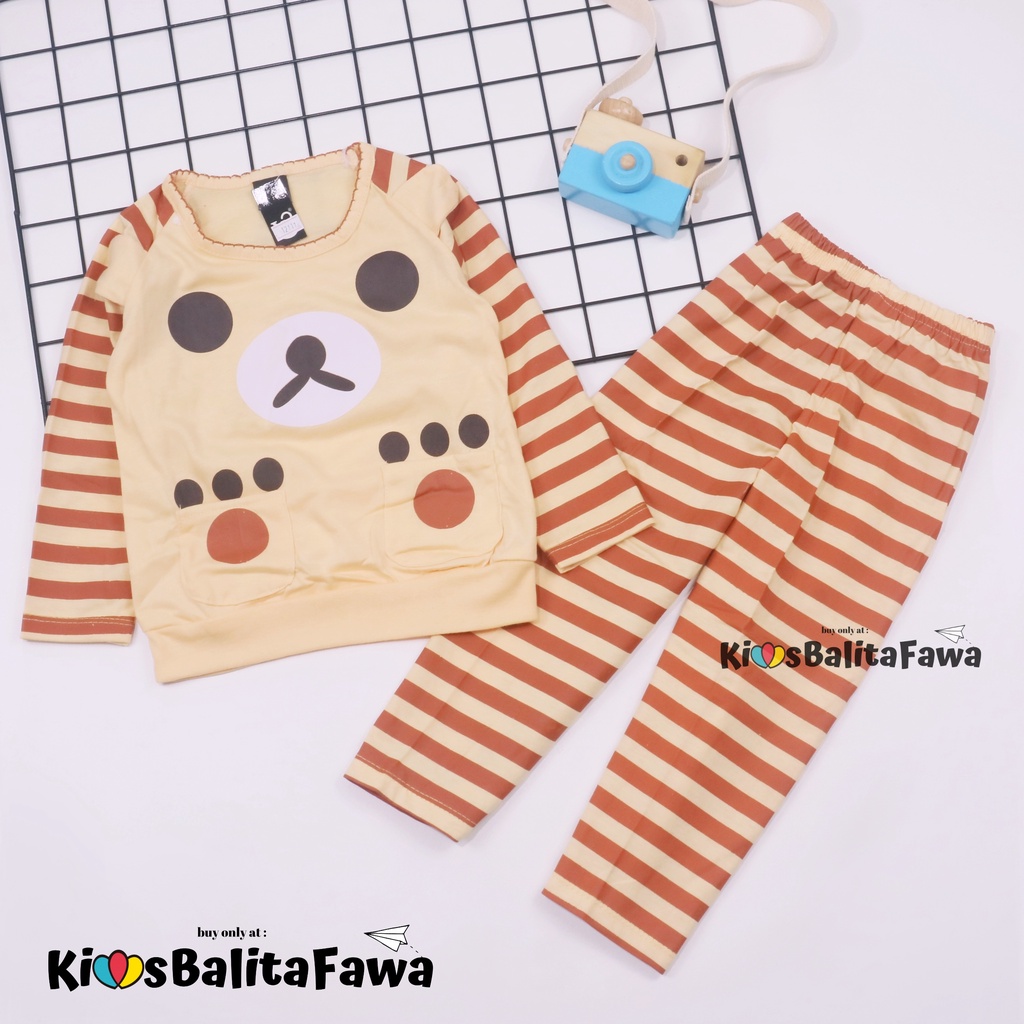 Piyama Animal uk 1-10 Tahun / Baju Celana Panjang Anak Laki Karakter Kaos Tidur Murah EXPORT QUALIT