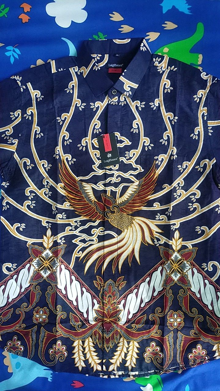 Baju Batik Pria Slimfit Kemeja Batik Pria Lengan Panjang Premium Colin Dion