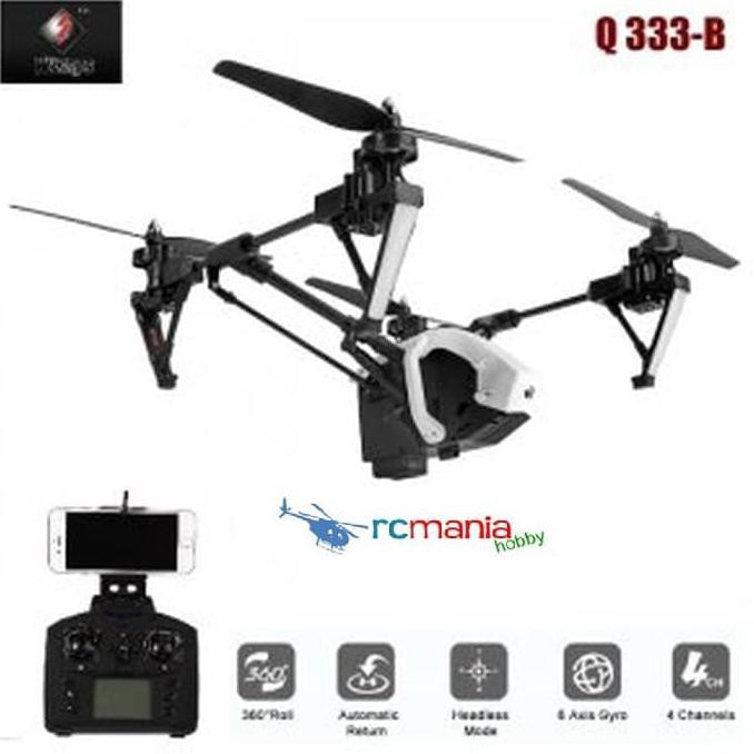 PART WLtoys Q333 B Q333-B 2.4GHz WiFi FPV LIVE KAMERA Mini DJI Inspire -DRONE_ZONE
