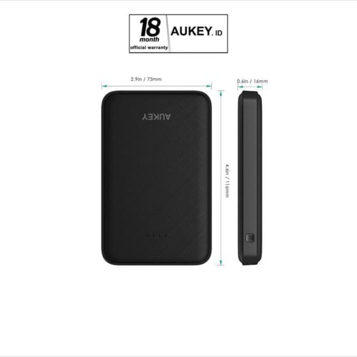 Powerbank Aukey 10000Mah Original Power Bank Pb Aukey Pb-N50 Murah + Gratis Ongkir