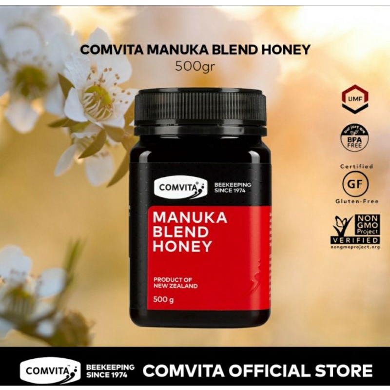 

comvita manuka honey blend 500 gr gram madu murni alami hillary farm