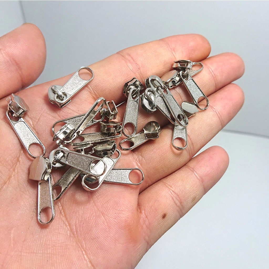 KEPALA RESLETING TAS COIL NO 3 POLOS / 100 PCS