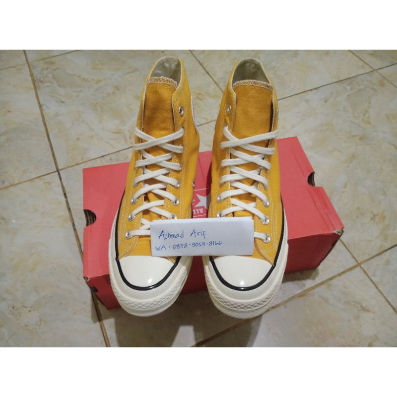 sepatu converse 70s sunflower size 41 like new