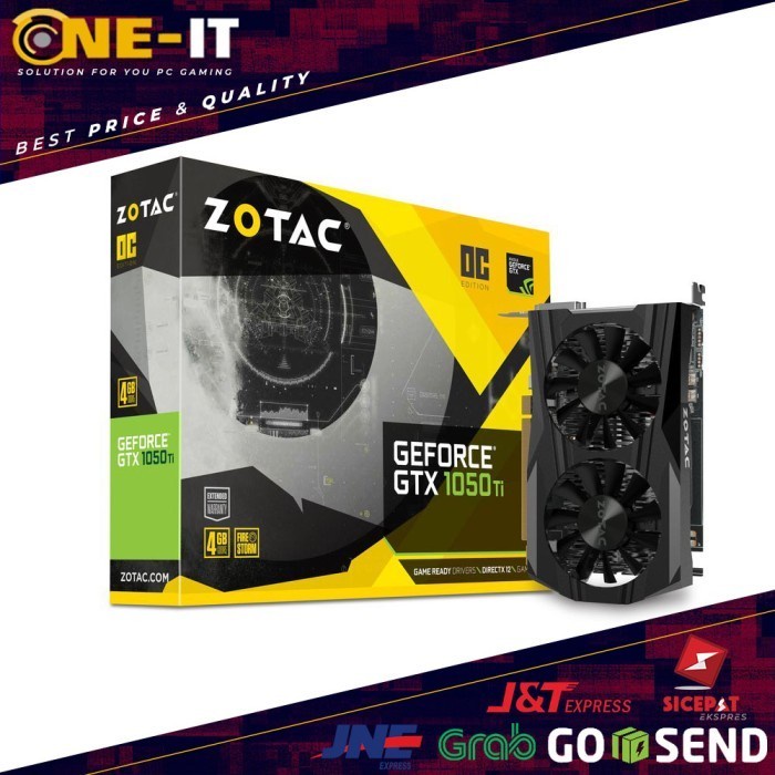 VGA ZOTAC GeForce GTX 1050 Ti OC Edition