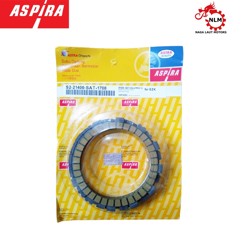 ASPIRA Kampas Kopling Set Plat Kopling Motor  Satria FU 150 SAT