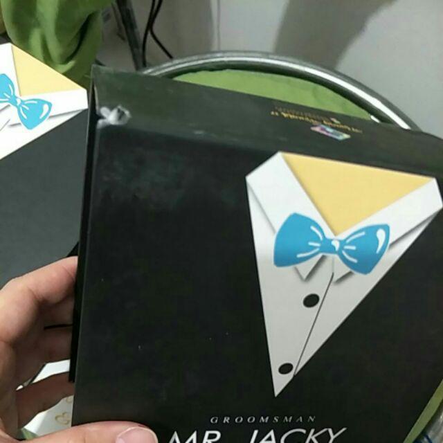 Box Groomsman Bridesmaid 15x15x6