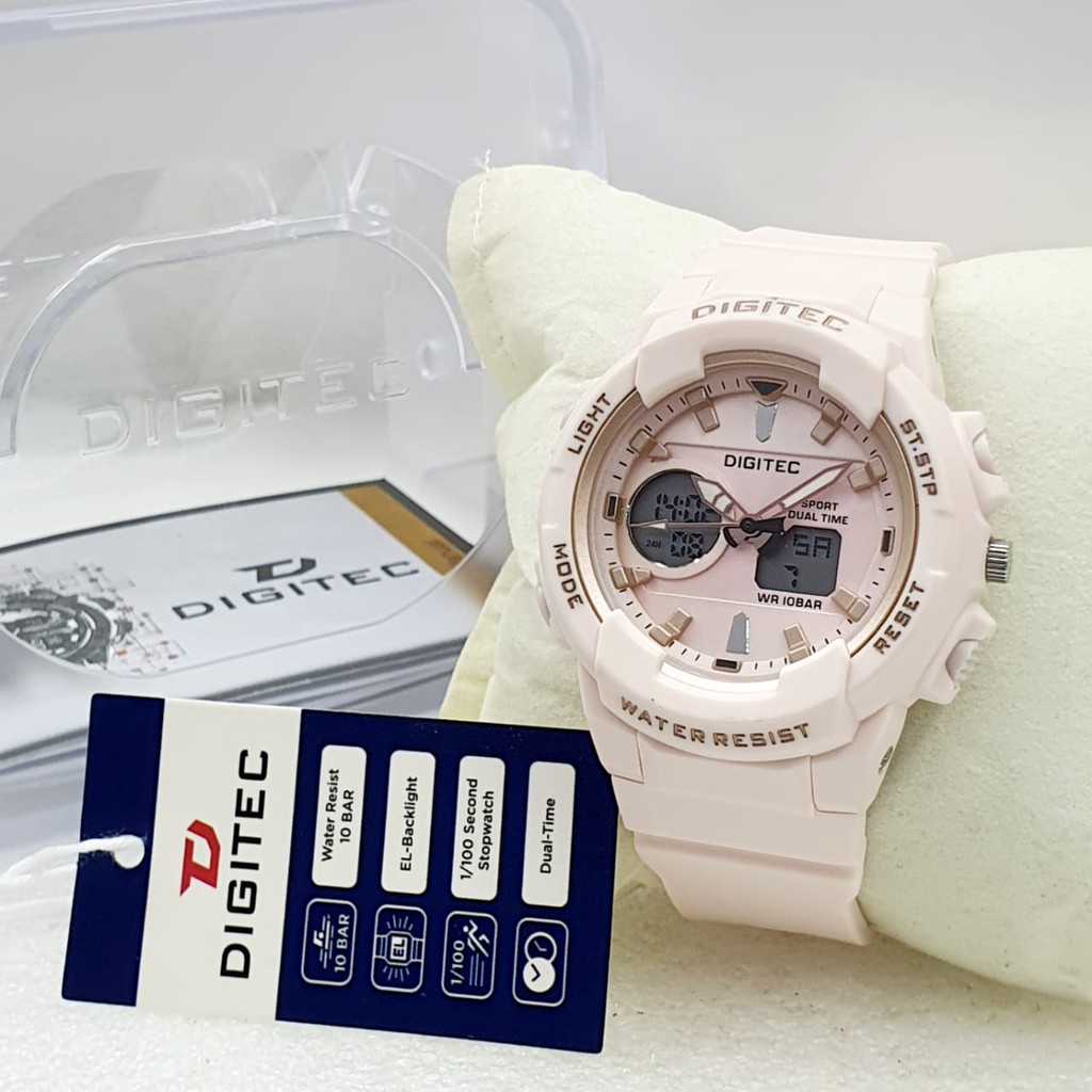 Jam Tangan Wanita Digitec DG4130 Dual Time | Jam Tangan Murah | Original Garansi Resmi.