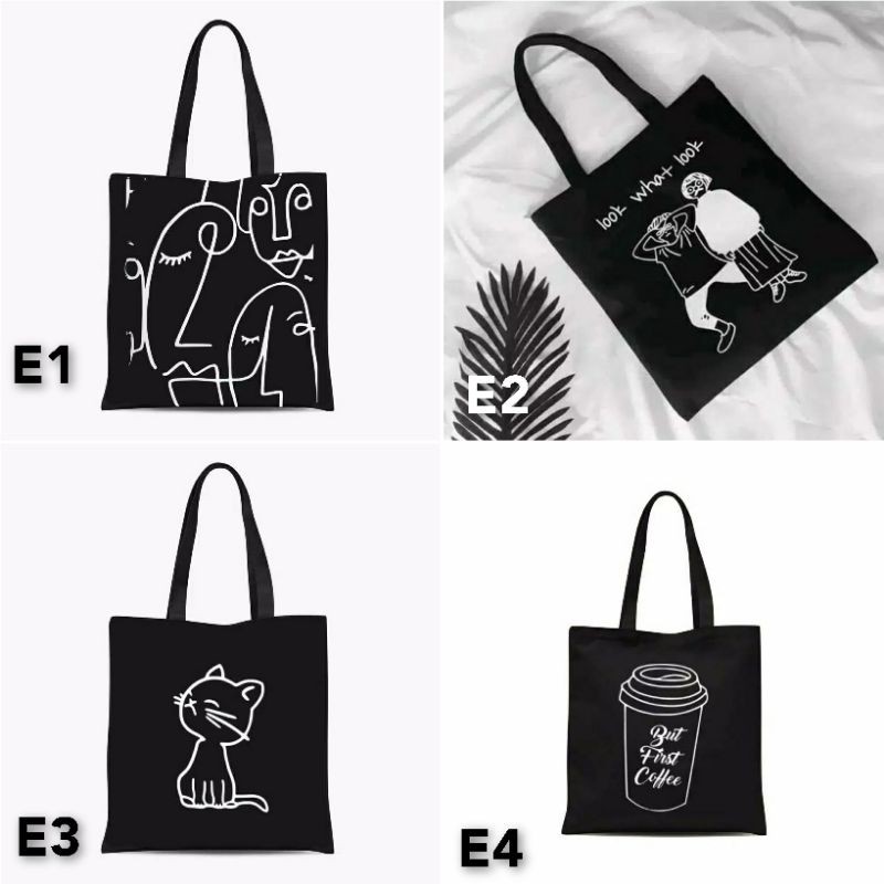 [BISA COD] - TOTE BAG Elsa TOTE BAG KANVAS TOTE BAG MURAH GROSIR TOTE BAG TAS KULIAH KEREN MONYMORY