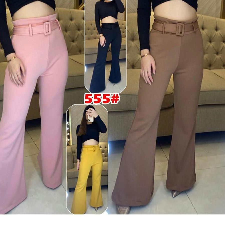 555#CELANA CUTBRAY FREE BELT// CELANA PANJANG SCUBA TERBARU// CELANA HIGWAIST + BELT