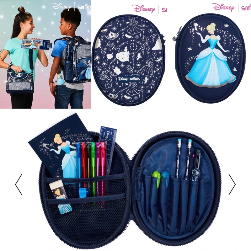 Smiggle cinderella stationary set Original Smiggle Australia Disney Princess Cinderella Hardtop Stat