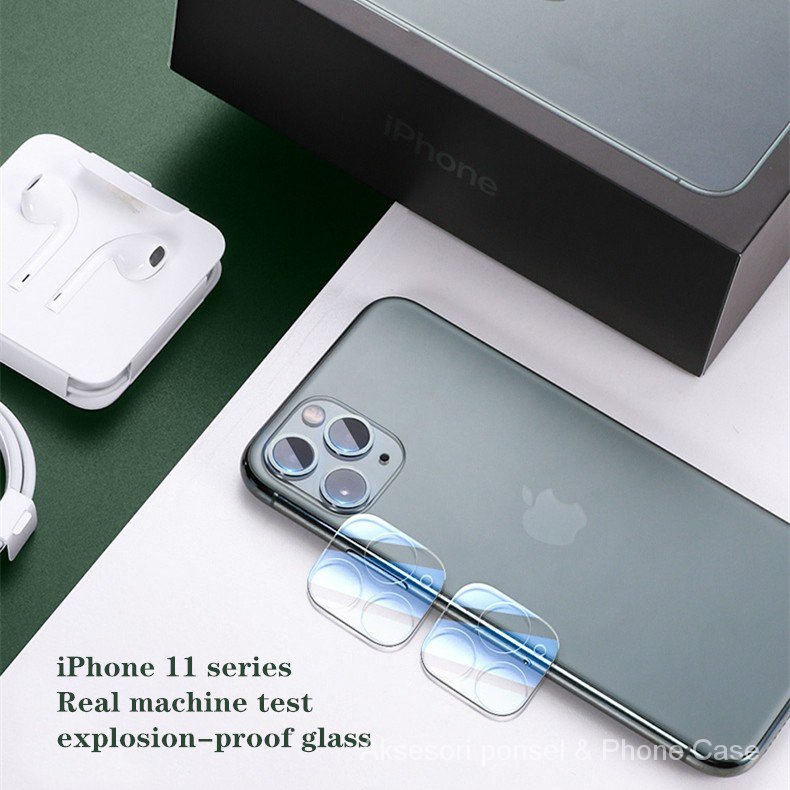 Cocok untuk iPhone 12/12pro/12pro max11/iPhone 11 Pro iPhone 11 Pro Max lensa kamera pelindung penuh kaca tempered