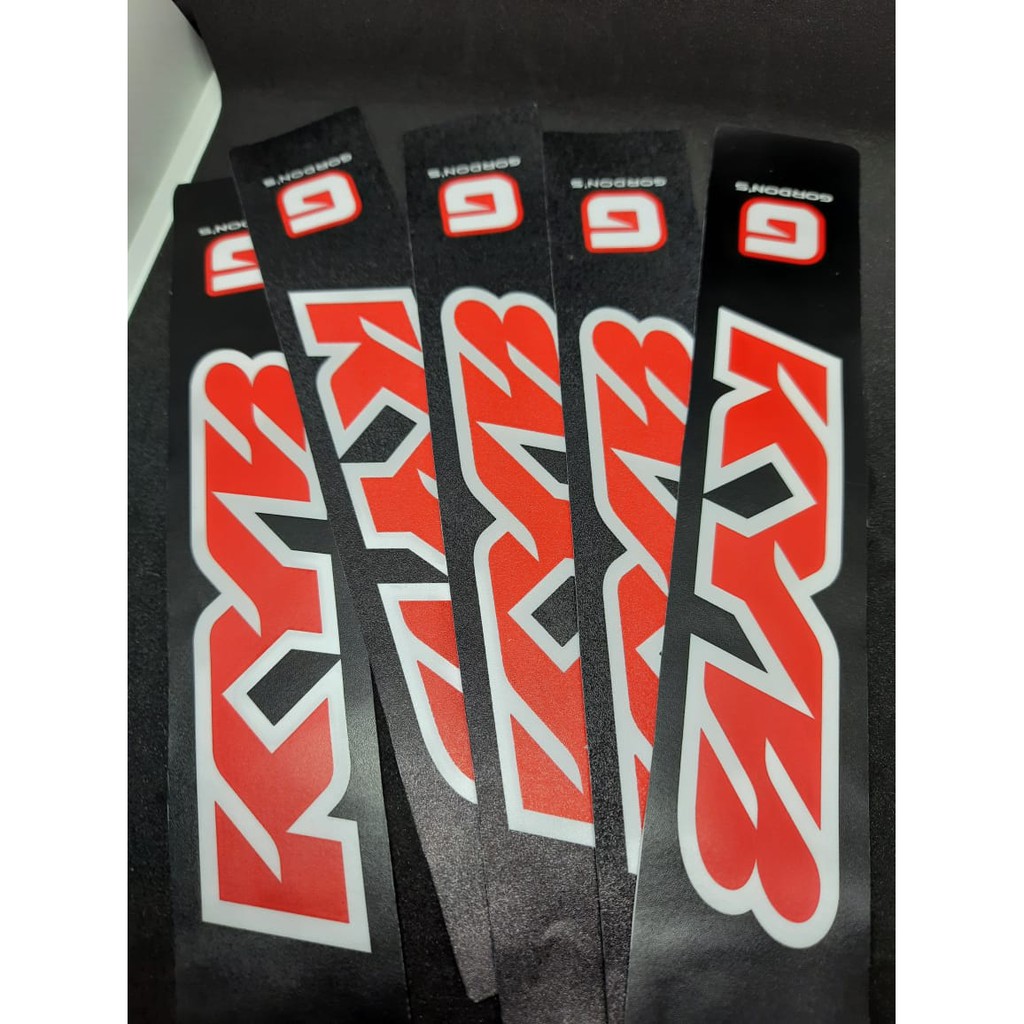 Sticker Shock Depan KYB