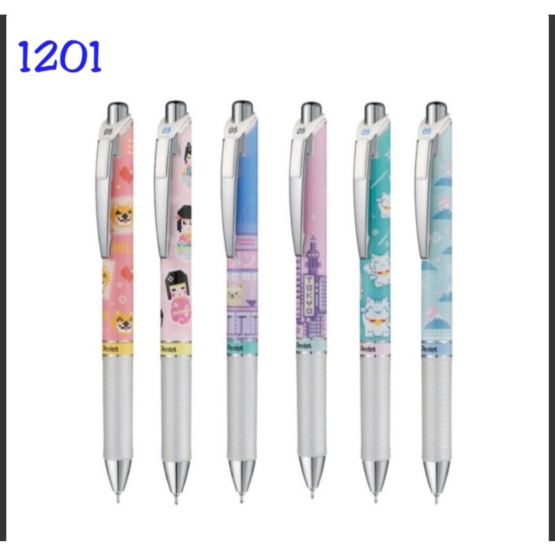 

pulpen gel PENTEL energel kawai BLN75KW