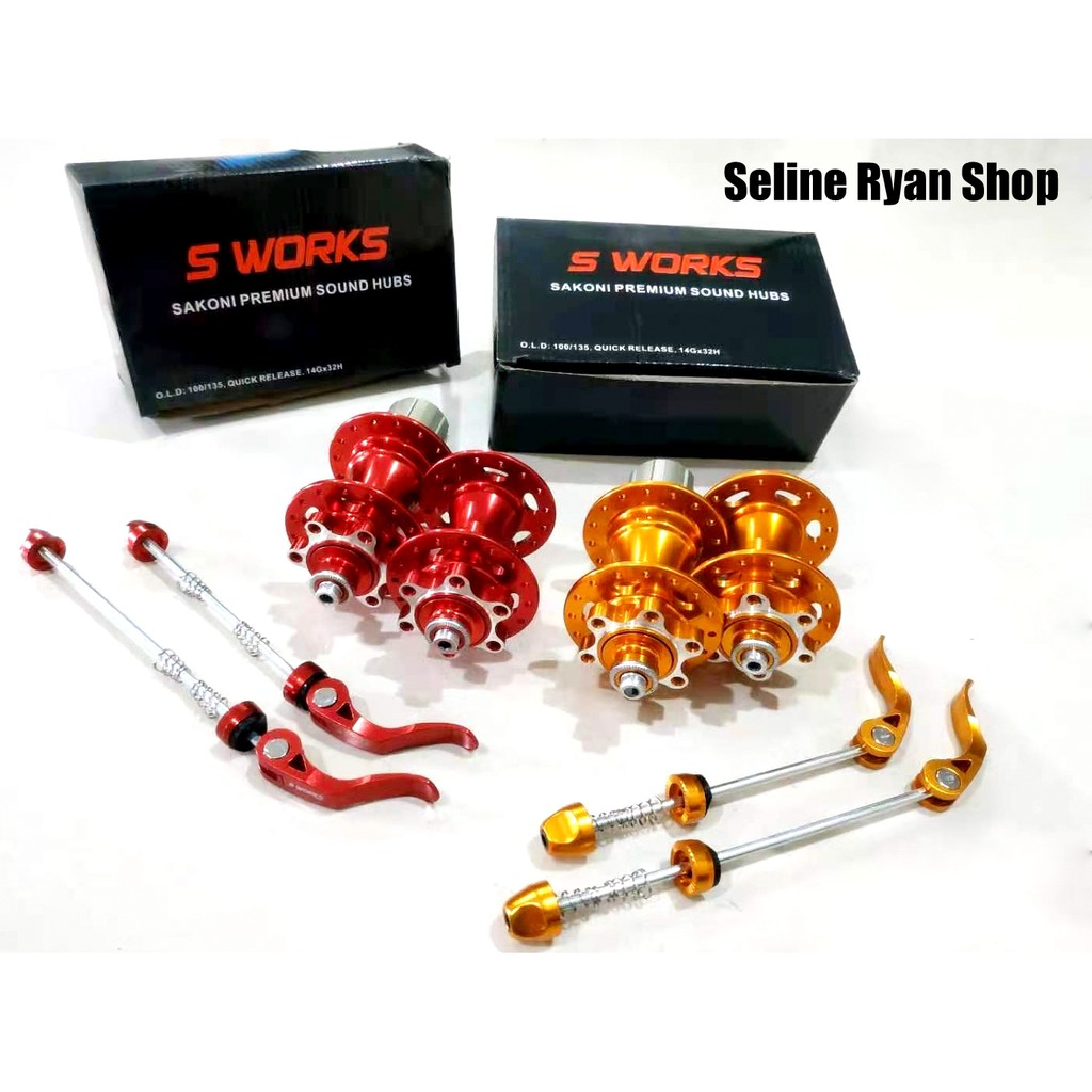 Alloy Hub Freehub Jangkrik S-WORKS by Sakoni 6 Bearing 32Holes 9-12 speed
