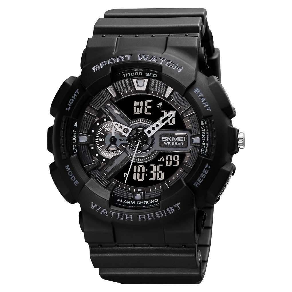 Jam Tangan Pria SKMEI Dual Time S-Shock Men Sport Original AD1688-0