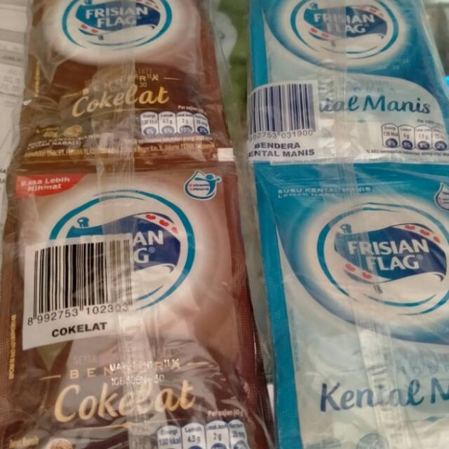 

Susu bendera kemasan renteng