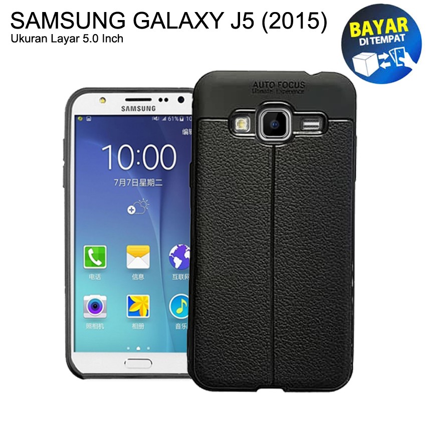 Case Auto Fokus Samsung Galaxy J5 2015 J500 4g Lte Duos 5 0 Leather Soft Case Premium Shopee Indonesia