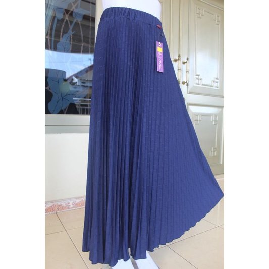 Rok Plisket Payung Tesla Trend Story Premium Original