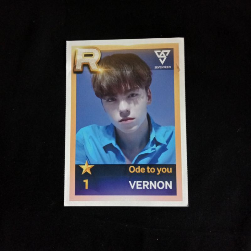 RARE SUPERSTAR SEVENTEEN SSP CARD VERNON ODE TO YOU